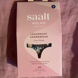 Saalt thong period panties new in box